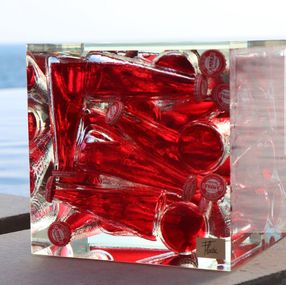 Skulpturen, Campari Pop Art Cube, Nikki Floran