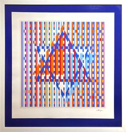 Print, Star of David, Yaacov Agam