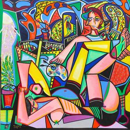 Peinture, Le peintre et sa muse, Zafi