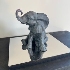Sculpture, Baby elephant, Xavier Wttrwulghe