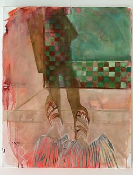Gemälde, Les pieds dans l'eau, Eva Romain