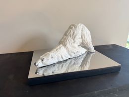 Skulpturen, Polar bear Relaxing, Xavier Wttrwulghe