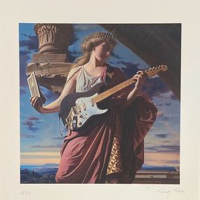 Print, La fille et la guitare, Rodney Haker