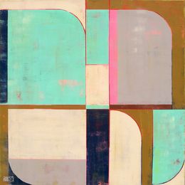 Painting, Circle in Circle, Ronald Hunter
