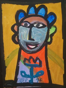 Gemälde, Sans Titre, Jaber Al Mahjoub