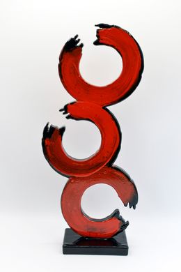 Skulpturen, Sculpture Calligraphie Rouge, VanBinh
