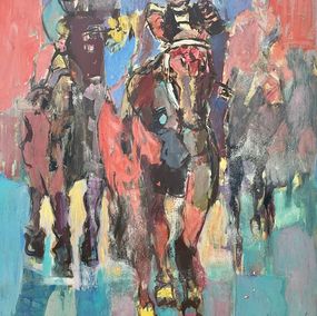 Peinture, L'arrivée 2 Réf : CPBD1210, Claude Frégère