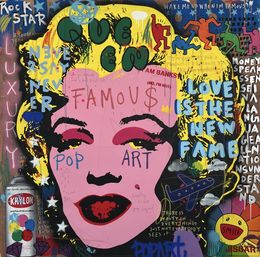 Gemälde, Luxury Pop Art Marilyn, Jisbar