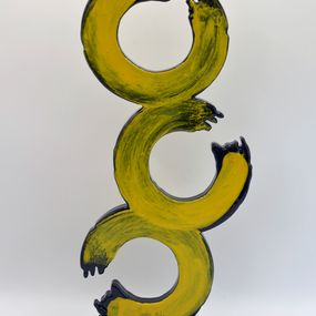 Skulpturen, Sculpture Calligraphie Jaune, VanBinh