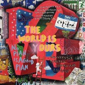 Peinture, Love The World Find $, Jisbar