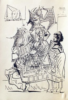 Édition, Chevalier et page, Pablo Picasso