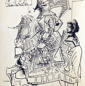 Édition, Chevalier et page, Pablo Picasso