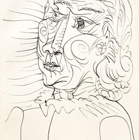 Print, Tête de femme, Pablo Picasso