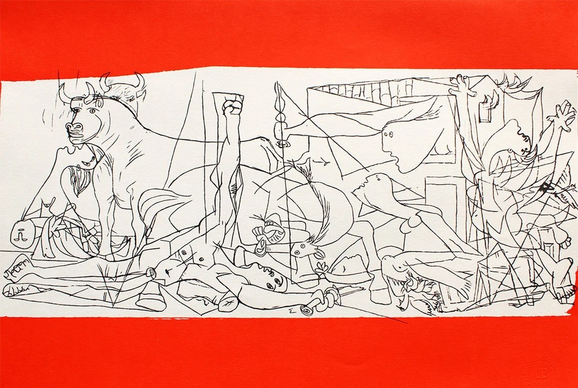 Pablo Picasso, Etude pour Guernica Pablo Picasso, Etude pour Guernica