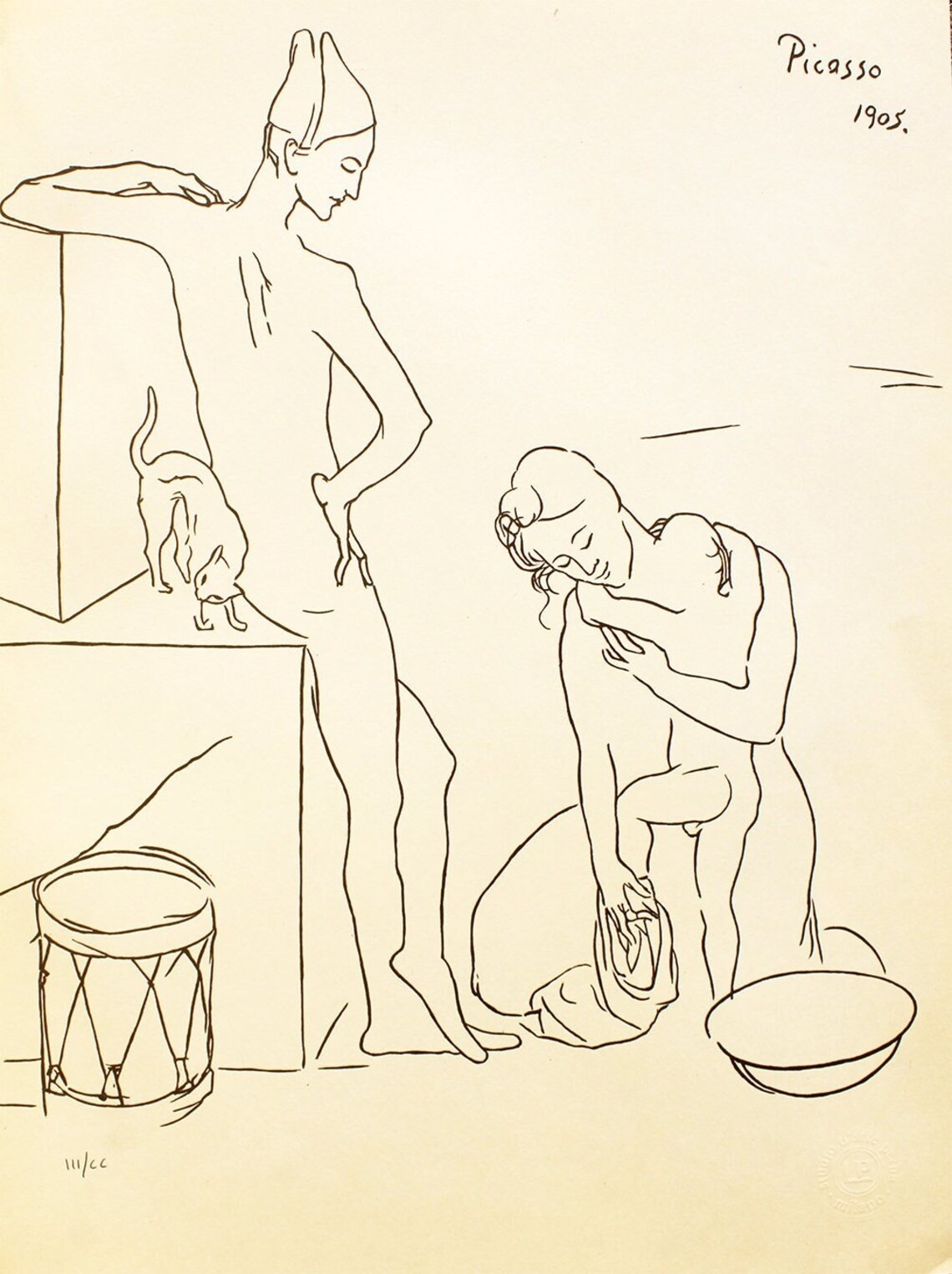 Pablo Picasso, Le Bain de l'enfant Pablo Picasso, Le Bain de l'enfant
