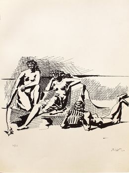 Édition, Deux femmes et un musicien, Pablo Picasso