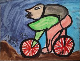 Peinture, Sans titre (1), Jaber Al Mahjoub