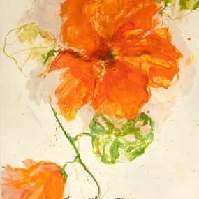 Gemälde, Tropaeolum majus, Rocio Ponce