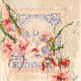 Gemälde, Cinchona officinalis / Escudo del Perú, Rocio Ponce
