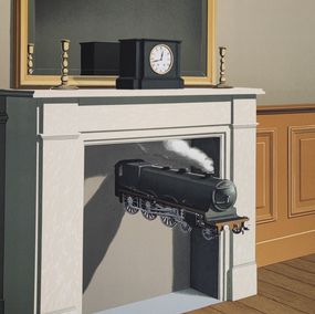 Stampe, La durée poignardée, René Magritte