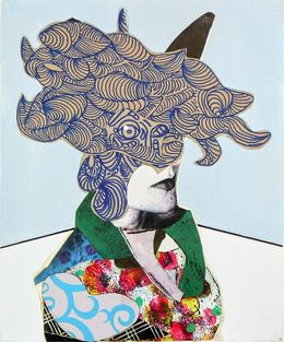 Zeichnungen, Profil de femme, Pascal Marlin