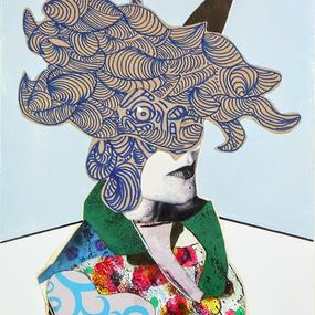 Zeichnungen, Profil de femme, Pascal Marlin