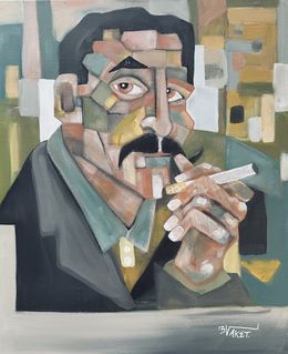 Gemälde, Portrait à Collioure, AKET