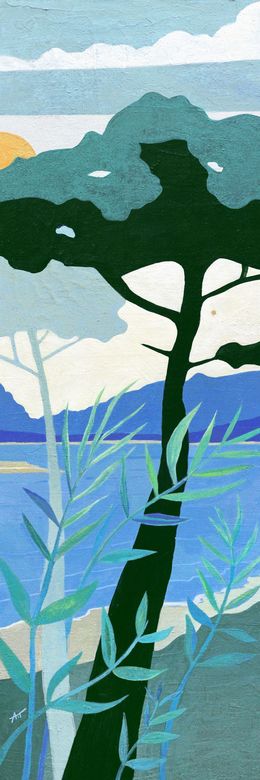 Painting, Pin d'été, Aurélie Trabaud