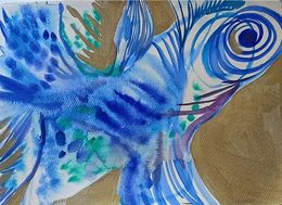 Dessin, Blue Dreams, Iryna Burda