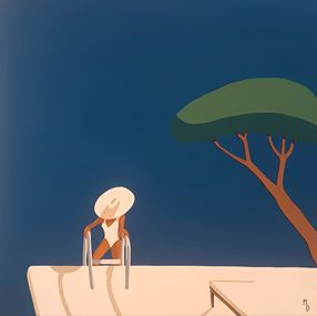 Gemälde, Au bord de l’eau, Marie Deforche