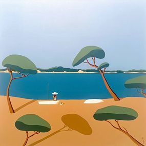 Gemälde, Journée au lac Hossegor, Marie Deforche