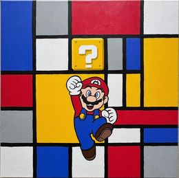 Gemälde, Mondriaan x Super Mario, Paapi