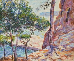 Gemälde, Chemin dans les calanques N°2, Patrick Marie