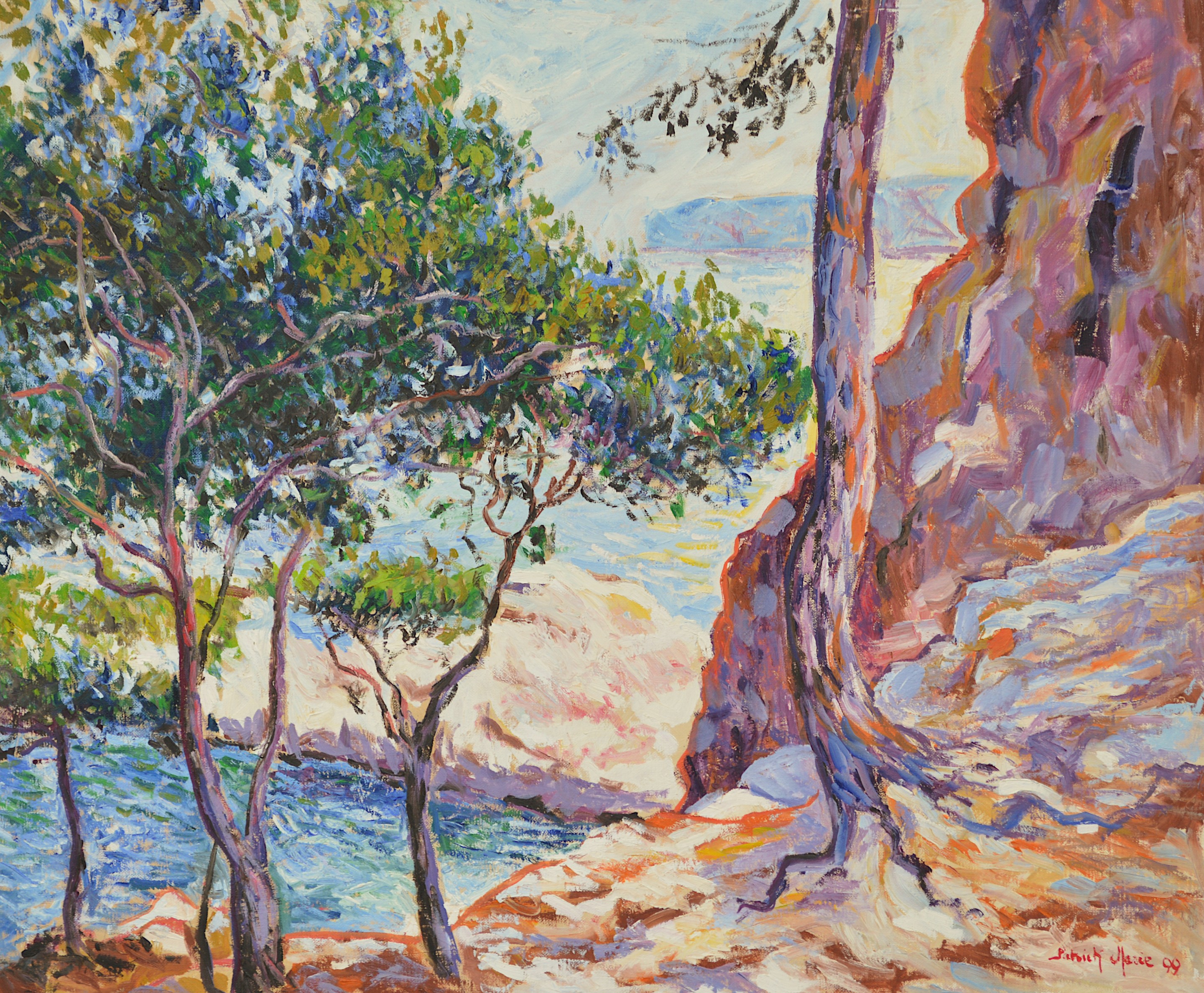 Patrick Marie, Chemin dans les calanques N°2 Patrick Marie, Chemin dans les calanques N°2