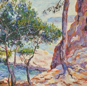 Painting, Chemin dans les calanques N°2, Patrick Marie