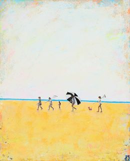 Peinture, A la plage, Jean-Philippe Berger