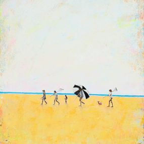Gemälde, A la plage, Jean-Philippe Berger