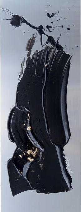 Gemälde, Pure Black no 1, Zabel