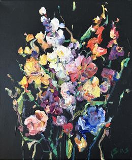 Gemälde, Flowers 6, Liubou Sas