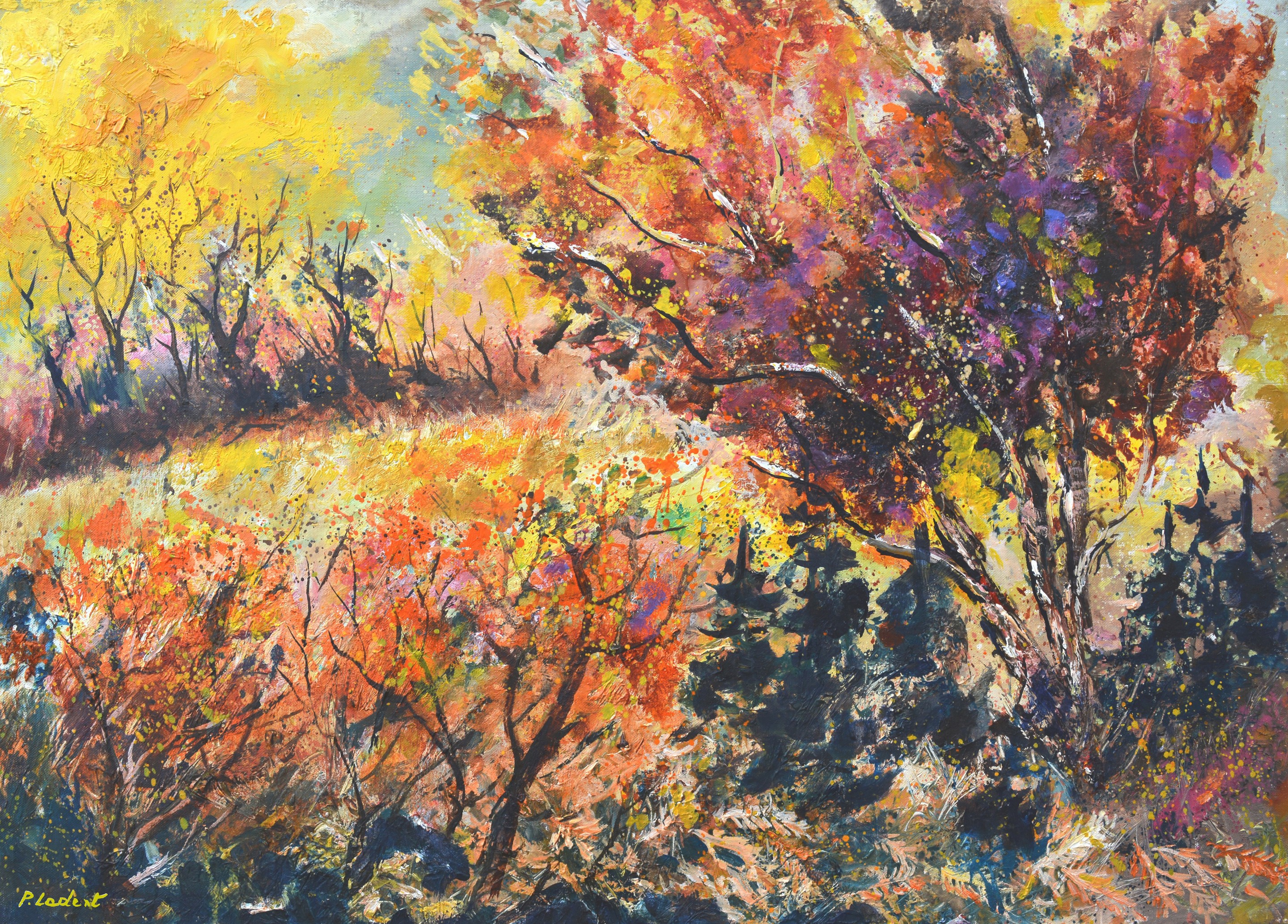 Pol Ledent, Autumn landscape Pol Ledent, Autumn landscape
