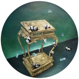 Gemälde, Falling Pages, Li Jian Hua