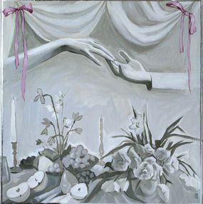 Painting, A life well loved, Romanticization series, Olha Vlasova