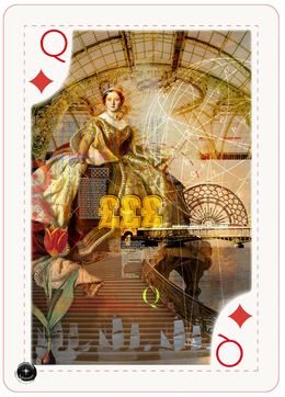 Print, Reine de Carreau, Lunisart