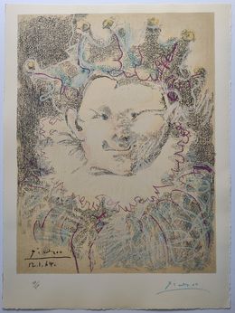 Édition, Tête de Buffon (Arlequin), Pablo Picasso