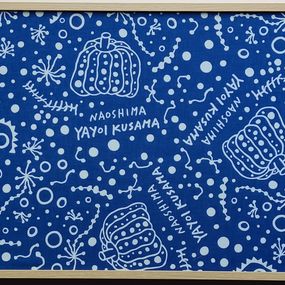 Design, Pumpkin (blue), Yayoi Kusama