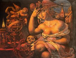 Gemälde, Melancholy, Oleg Litvinov