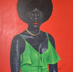 Painting, On A Date, Ajenifuja Abiodun