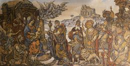 Gemälde, Adoration of the Magi, Oleg Litvinov