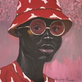 Peinture, Untitled - 21st Century, Contemporary, Figurative Portrait, Modern, Africa, Men, Akingbade Mayowa