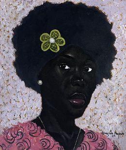 Gemälde, Afro Lady, Akingbade Mayowa